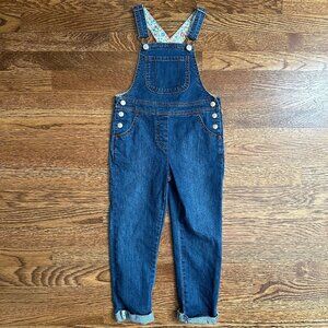 New without tags Mini Boden Size 5-6 Denim Overalls for Girls